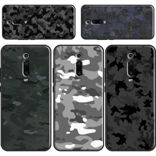 Night Dark Camo Military Camouflage Case For POCO F3 M3 Pro POCO X3 Pro Coque For Xiaomi Mi 11 Ultra 10T Pro Mi Note 10 Lite