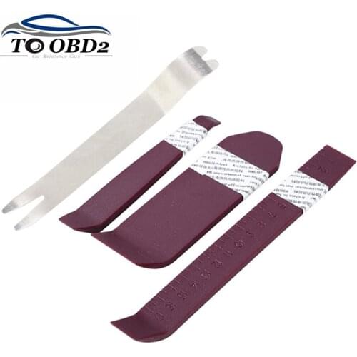 4pcs/Set Non-toxic Plastic+Metal Clip Auto Disassembled Kits Car DVR Player Stereo Refit Tool Kit Removal Installer Repair Tool