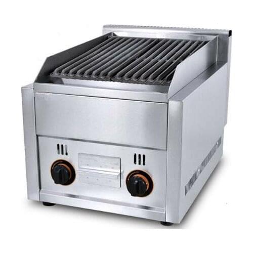 Counter Top LPG Gas Lava Rock Griller,Gas BBQ grill griddle; Barbecue Lava Rock Grill