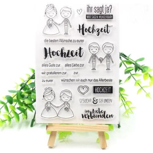 New Transparent Clear Silicone Stamps for DIY Scrapbooking/Card Making/Kids Crafts Fun Decoration Supplies 317