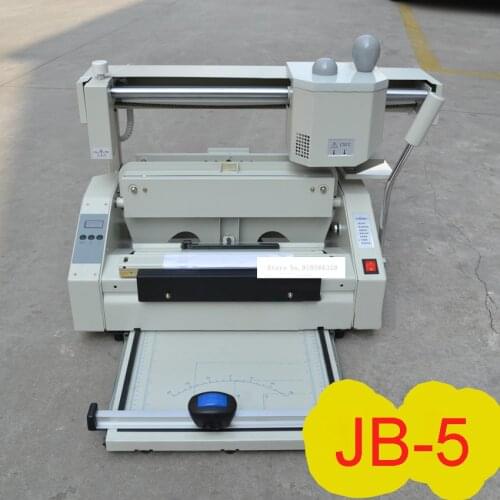 RD-JB-5 Desktop Glue Book Binding Machine Glue Book Binder Machine Hot Melt Glue Binding Machine Booklet Maker Thickness 40mm