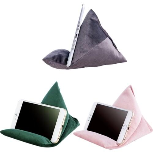 For Mobile phone iPad Tablet Stand Pillow Holder Multi-angle Soft Pillow for Bed Floor Desk Sofa Couch Reading