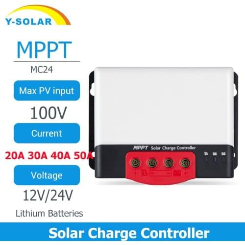 PowMr 20A 30A 40A 50A 12V 24V MPPT Solar Charge Controller For Lithium Batteries Regulator For Home System New 2020