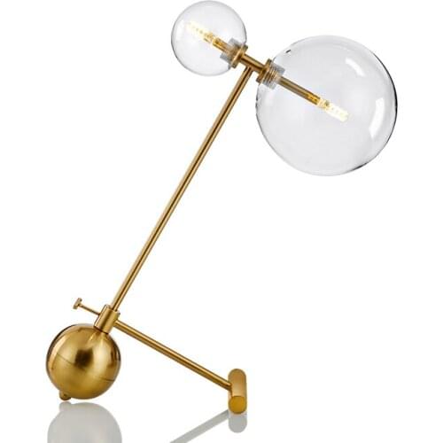 Nordic led glass led bedside lamp table lamps for bedroom lampada comodino bedside for bedroom table lamp