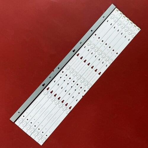 8pcs LED Backlight lamp strip 5leds for TCL D55A710 L55s4700fs L55s3900 L55fs3750 D55A810 D55A710 4C-LB3205-YHEX1 OEM55LB09