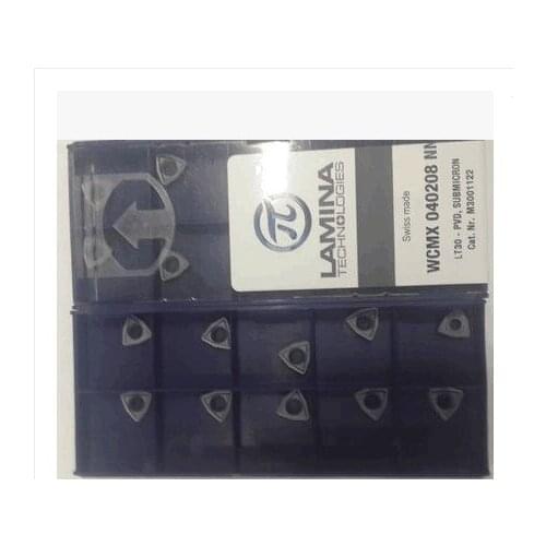 10Pcs WCMX040208NN LT30 U drill blade tungsten Carbide insert Cutting tools turning ,carbide inserts Lathe turning tool