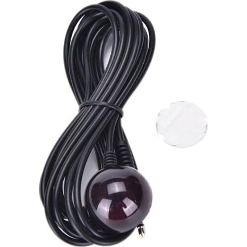 3.5mm IR Infrared Remote Control Receiver Extension Cord Cable With LED Light 3MFor IR Receiver Emitter Extender Repeater System