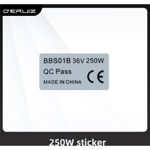 36V 250W Mid Drive Motor Sticker Electric Bicycle Conversion Kit Sticker for HUB Wheel Dirve eBike Motor