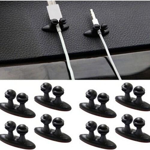 8Pcs/Lot Car Wire Clip USB Fixed Clamp for Nissan versa 350z nv200 rogue s13 300zx Almera X-Trail Terrano Qashqai Sentra Altima