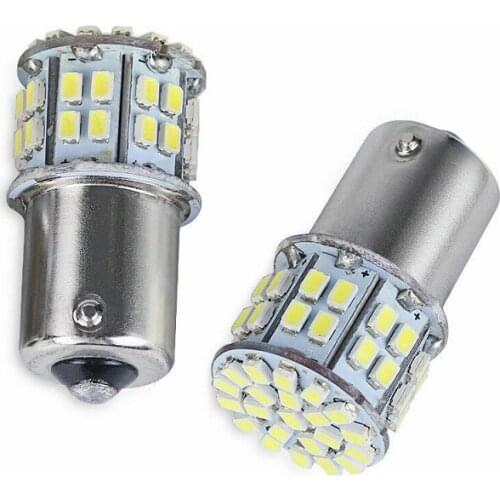 Car Brake Stop Light Bulb 1157 BAY15D LED RED White Reversing Light Stop Brake Lamp 12V 3W Auto Turn Signal Lamp Accessories
