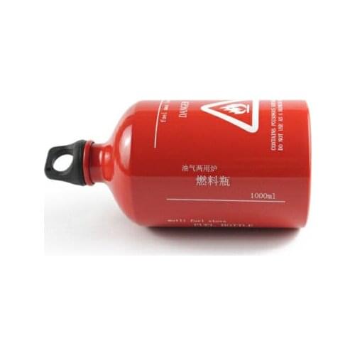 Red Spare Fuel /Fuel oil Bottle 30oz 1000ml Aluminum Gas Can Free Shipping