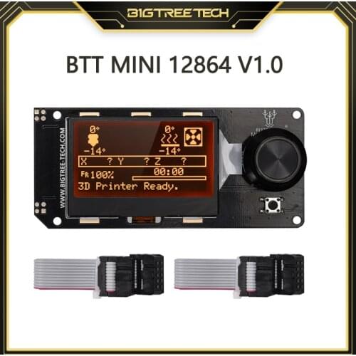 BIGTREETECH Mini 12864 V1.0 LCD Mini12864 Display Screen 5V VORON 2.4 Support Marlin SKR V1.4 Turbo 3D Printer Parts RAMPS 1.4