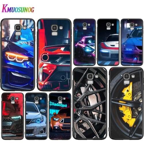 Luxury Car Line Art For Samsung Galaxy j2 3 4 5 6 7 8 730 530 330 2016/2017/2018Star Plus Prime Core Duo Black soft Phone Case