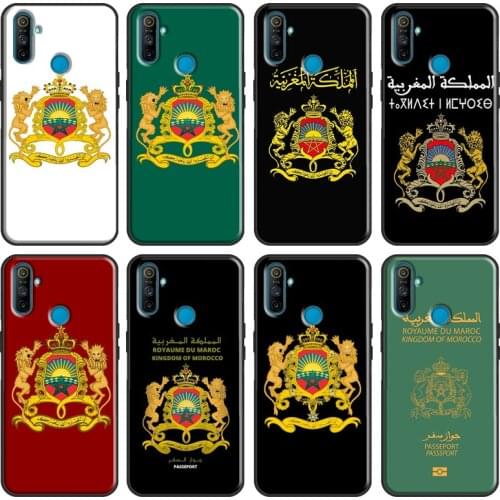 Maroc Morocco Flag Coat Of Arms Cover For OPPO Realme C3 C11 C15 XT 5 6 7 X2 X7 Pro GT Case For OnePlus 8 Pro Nord 7T 8T Cover