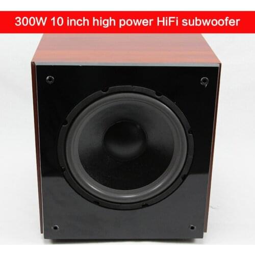 300W High Power 10 Inch Subwoofer Speaker HiFi Passive Speaker Super Subwoofer Audio Home Theater Fever High Fidelity Speaker