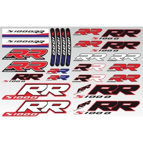 For S1000RR Motorcycle Racing Accessories Reflective Stickers Body Helmet Fuel Tank Waterproof Logo Decal Emblem s1000rr