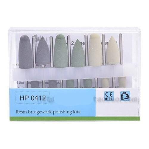 Good Quality Dental Resin Base Hidden Denture Polishing Kits As Seen Tv Products HP0412 Used for Low-Speed Bur Bistrique