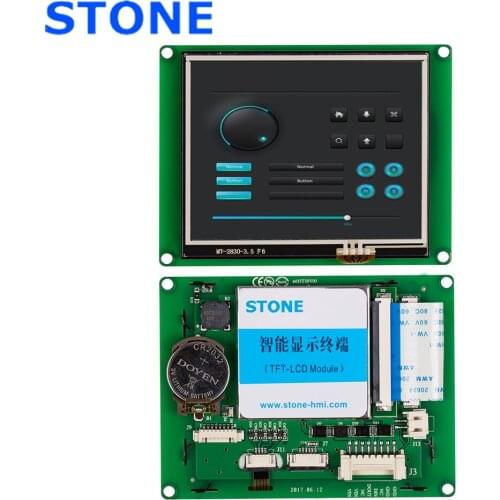 STONE Resistive Touch Panel 3.5 LCD TFT Module With RS232/RS485/TTL/USB Interface