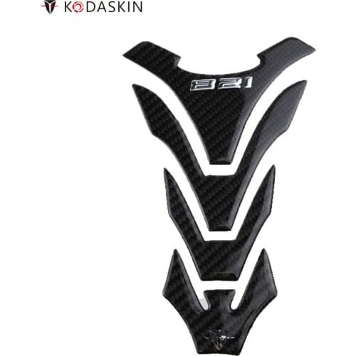 KODASKIN Motorcycle Tank Pad Decal Carbon Protectors Stickers Emblem fit for Ducati Monster 821 Monster796 Monster696