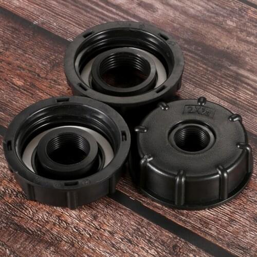 IBC Tank Connector Tank Food Grade Drain Adapter 1/2 Inch, 3/4 Inch 1 Inch Coarse Thread 60mm Hose Faucet Valve