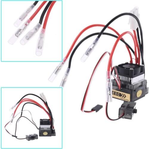 Off-Road 320A 2~4S LiPo Battery Brushed ESC Speed Controller T Plug BEC 5.6V 2A for RC 1/10 Car Truck Auto R9JD