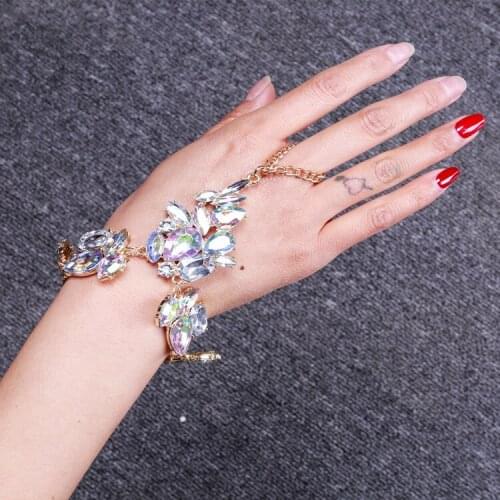 Fashion Statement Bracelet Jewelry Sexy Boho Bracelet Luxury Wedding Summer Crysal Bracelets Women