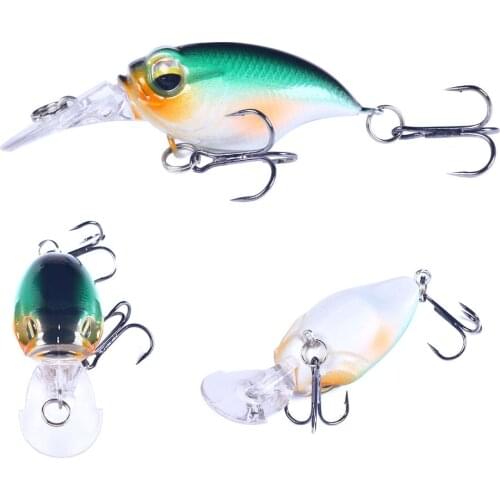 NEW UP 1pcs 6cm 6.2g Crankbaits Fishing Lure Wobblers for Pike Minnow Lures for Fishing Artificial Bait Fishing Tackle