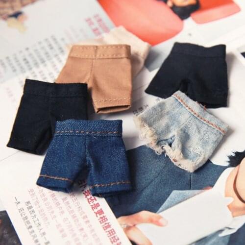 1PCS Obitsu11 OB11 GSC 1/12BJD Doll clothes ripped jeans 5 colors cute Long pants Leggings doll clothes accessories
