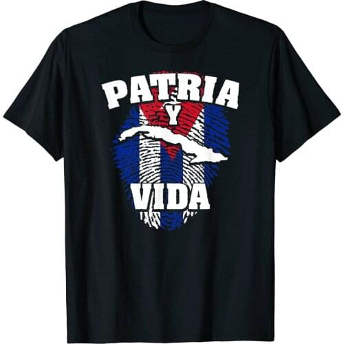 Patria Y Vida Cuba Cuban Freedom Movement Se Acabo T Shirt Black S-3Xl