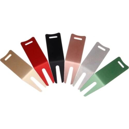 Portable Golf Divot Repair Tool Fork Ball Marker Pitch Cleaner for Outdoor