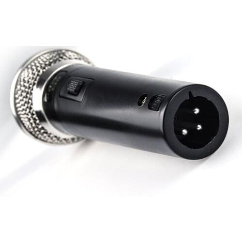 Professional Handheld Wired Dynamic Microphone Clear Voice for Karaoke Vocal Music Performance