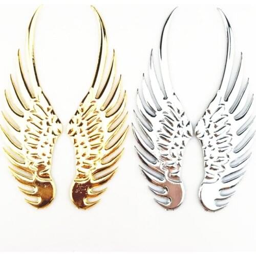 Car Styling Fashion Metal Stickers 3D Wings for BMW X-series 3-series 5-series 7-series E F-series Cadillac XTS SRX ATS CTS/Rena