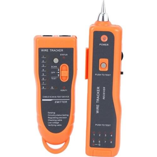Utp Stp Cat5 Cat6 Rj45 Lan Network Cable Tester Line Finder Rj11 Telephone Wire Tracker Tracer Diagnose Tone Kit Xq-350
