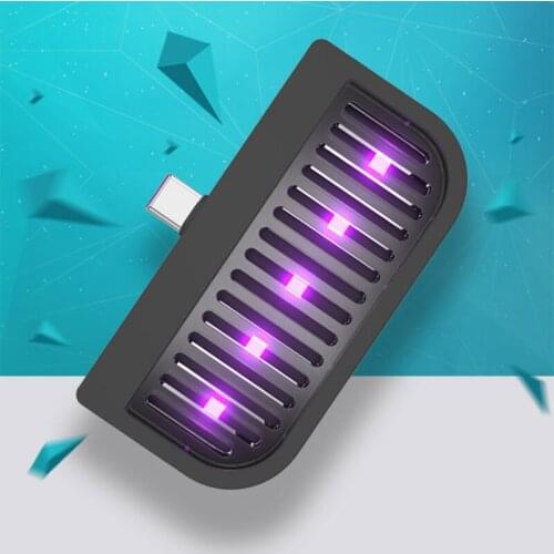 UV-C Lamp Sterilizer Phone Powered Plug and Play Sterilizes Cleaner Disinfect 95AC