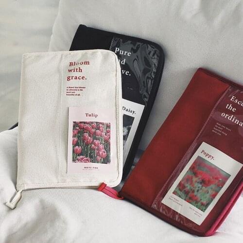 Vintage Multifunctional Storage Bag For Notebook Pens Tablet PC Diary Pouch School Stationery