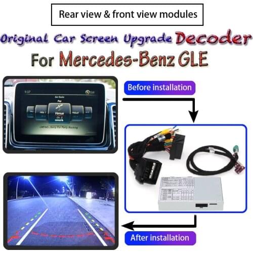 Rear Parking Camera Decoder For Mercedes-Benz M-Class GLE W166 C292 2015~2020 Adapter Original Upgrading Screen Reversing Module