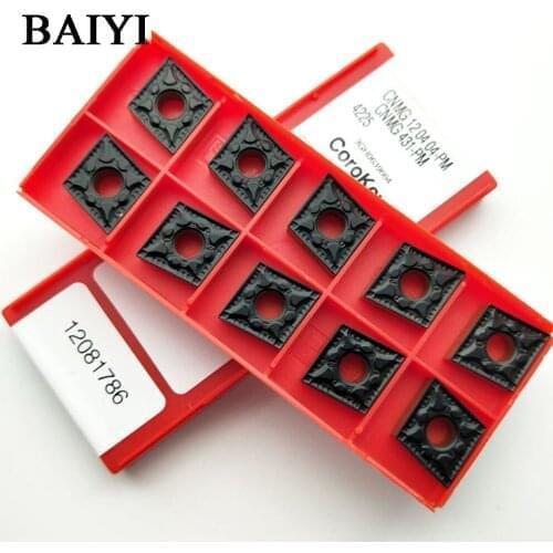 10pcs CNMG120404-PM4225 CNMG 431 CNC milling machine carbide inserts CNC External turning tools Milling turning tool