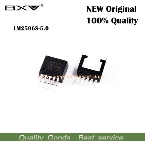 10PCS LM2596S-5.0 LM2596S 5.0 LM2596 TO-263-5 Free shipping
