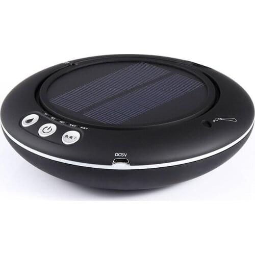 Car air purifier in addition to formaldehyde inside the car anion solar air purifier 5V external power supply or solar energy