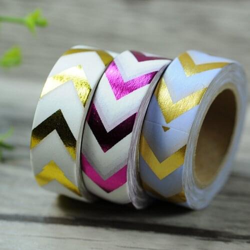 Free shipping halloween golden foil stamping washi paper tape/golden arrow washi tape 15mm*10m