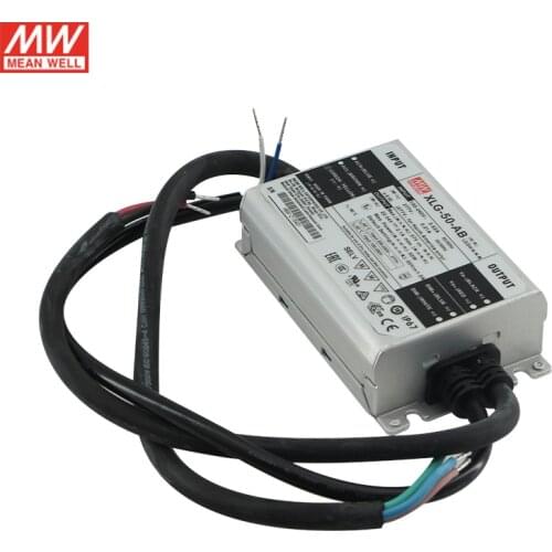 MEAN WELL XLG-50-AB 50W 22~54V 1A Constant Power LED Driver Dimming LED Power Supply Adjustable IP67