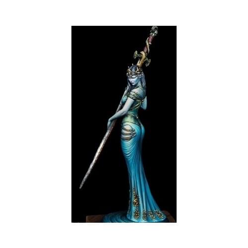 75MM/2.95In Scale Models Resin Sexy Vampire Beauty Figure Unpainted GK Model Kit Diorama Handmade DIY Fun Gift