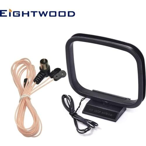 Eightwood FM Radio Antenna AM Loop Antenna for Denon Pioneer Onkyo Yamaha Marantz AV Audio Vedio Home Theater Receiver Tuner
