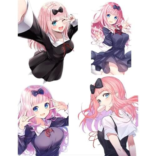 Fuzhen Boutique Decals Exterior Accessories Kaguya Sama Love Is War Fujiwara Chika Sweet Girl Car Motorcycle Sticker Decal