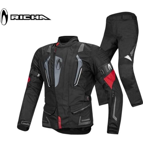 RICHA Professional Motorcycle Motocross Off-Road Racing Jacket Winter Warm Riding Suit Waterproof Protective riding Suit 147