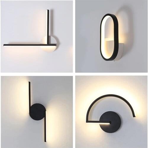 1Pc Nodic Industrial Wall-mounted LED Lamp Home Bedroom Bedside Pendant Night Light Chandelier