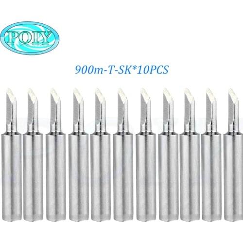 10pcs Soldering iron tip 900M-T-SK for Hakko Saike solder tip936 852d+ 909D , Multiple Specification Choose