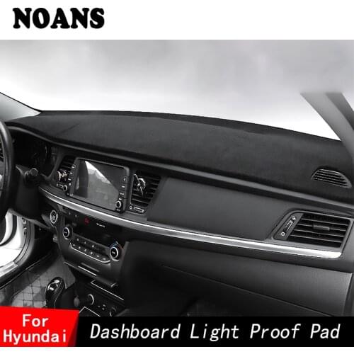 NOANS For Hyundai Avante Creata IX25 Elantra HD Verna Accent Dashmat Dashboard Cover Sun Shade Car Styling Accessories