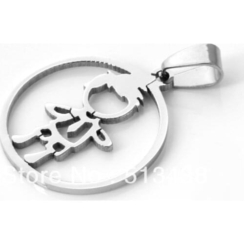 10pcs lot fashion mens Stainless Steel sweet 26mm baby boys Pendant, LP507 birthday ,Thanksgiving ,Christmas gifts