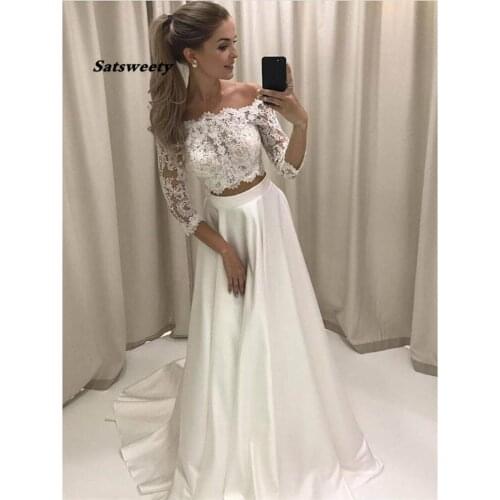 Satsweety Chiffon Wedding Dresses